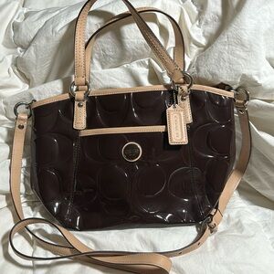 Like New Shiny Coach Purse